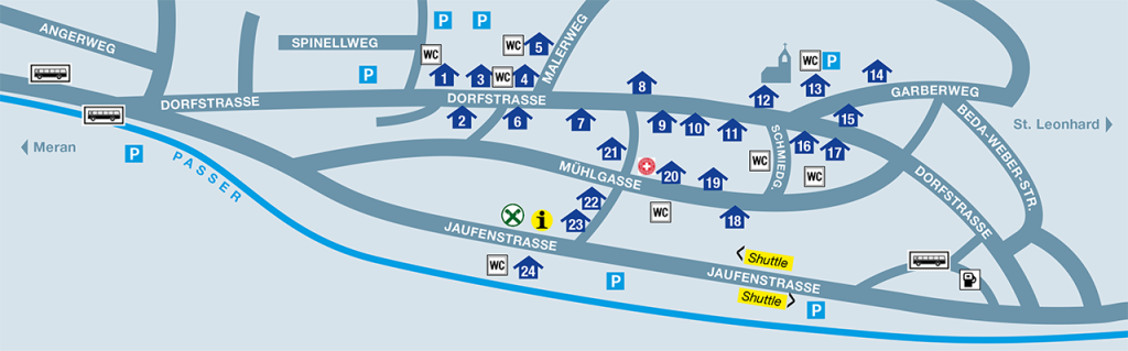 Mortiner Dorffest Lageplan 2013